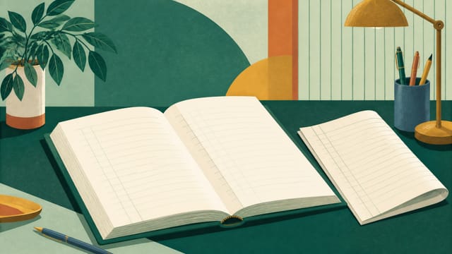 Illustration: ein aufgeschlagener Gesetzblatt-Band auf einem Tisch neben einem gefalteten Dokument